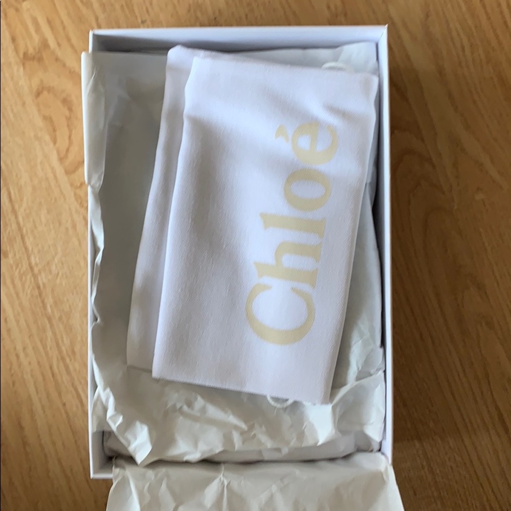 Chloé black leather loafers